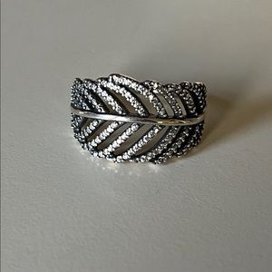 Pandora Light as a Feather ring size 7